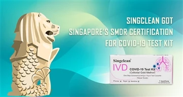 Singclean ha ottenuto la certificazione SMDR di Singapore per il kit di test ...