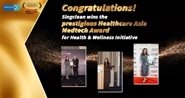 Singclean vince il prestigioso premio Healthcare Asia Medtech per l'iniziativ...